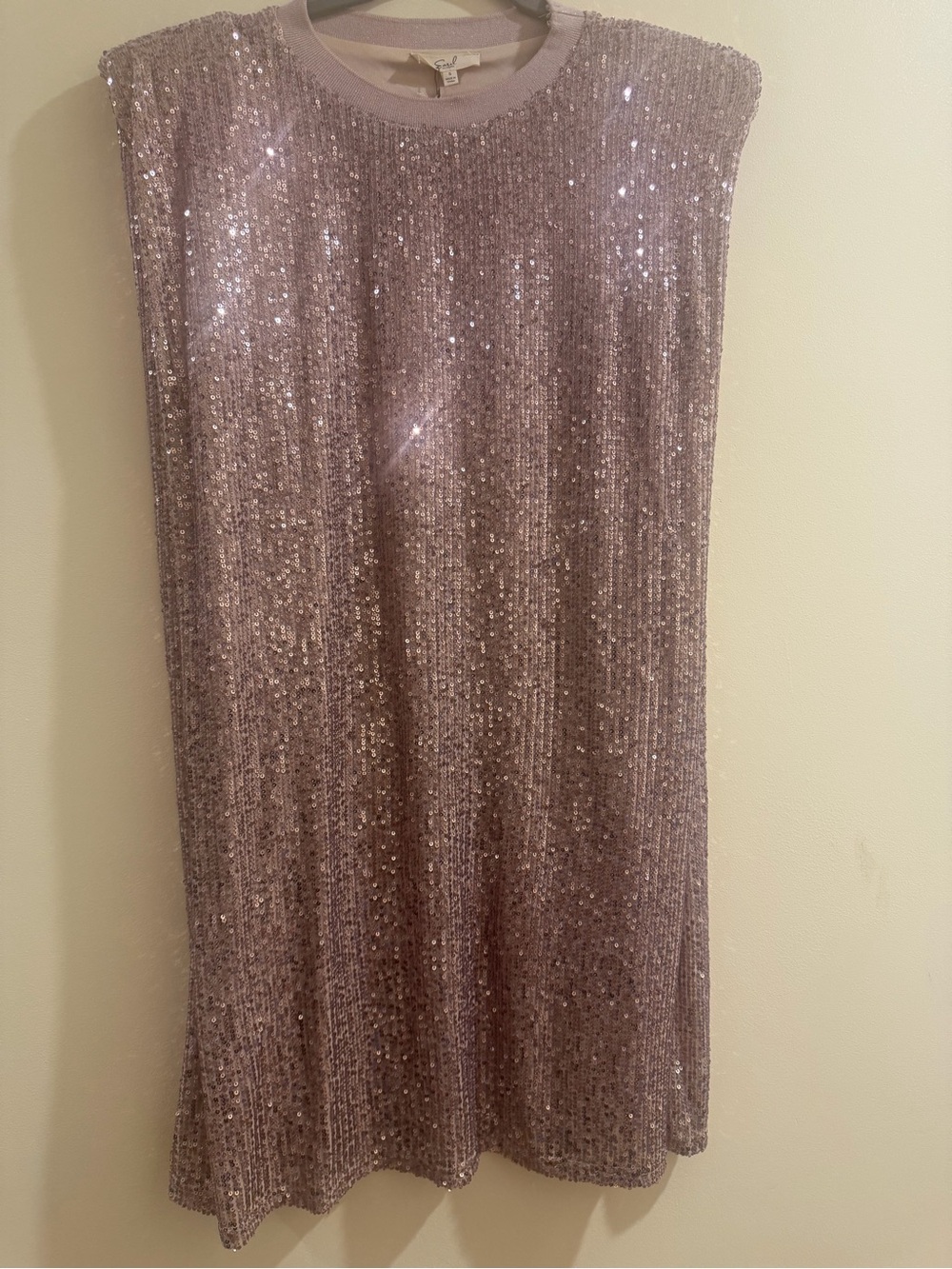 Sequin Mini Dress - Lavender Sparkle